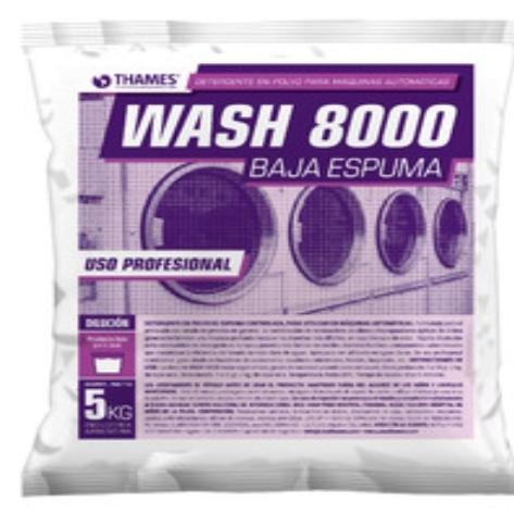 DETERGENTE EN POLVO WASH 8000